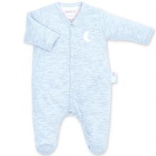 Pyjama léger jersey Bmini bleu clair à points frost (0-1 mois : 50 cm)  par Bemini