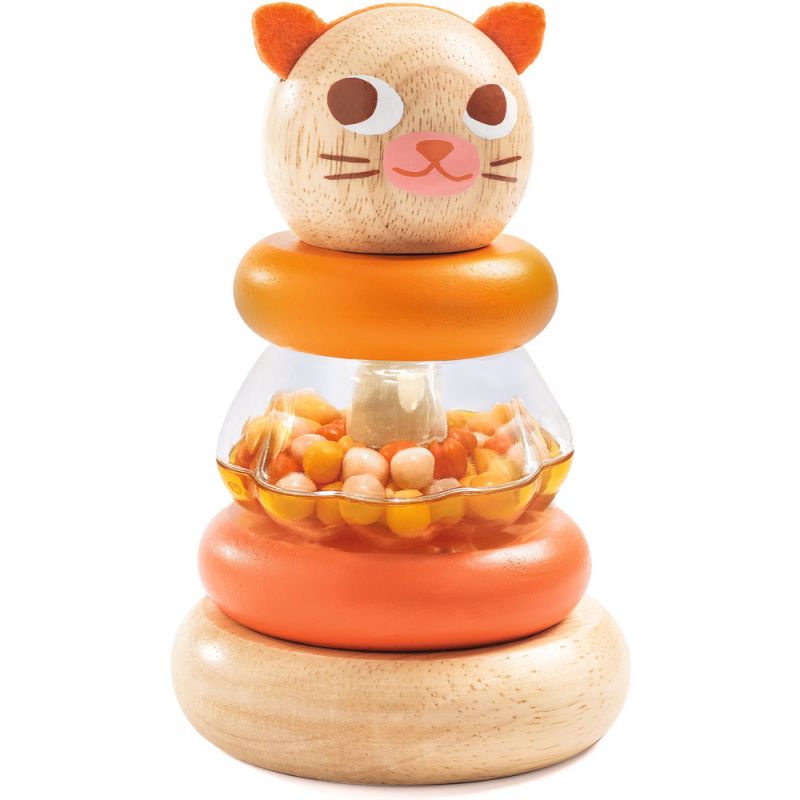Pyramide à empiler Baby couleur Stackitou Djeco