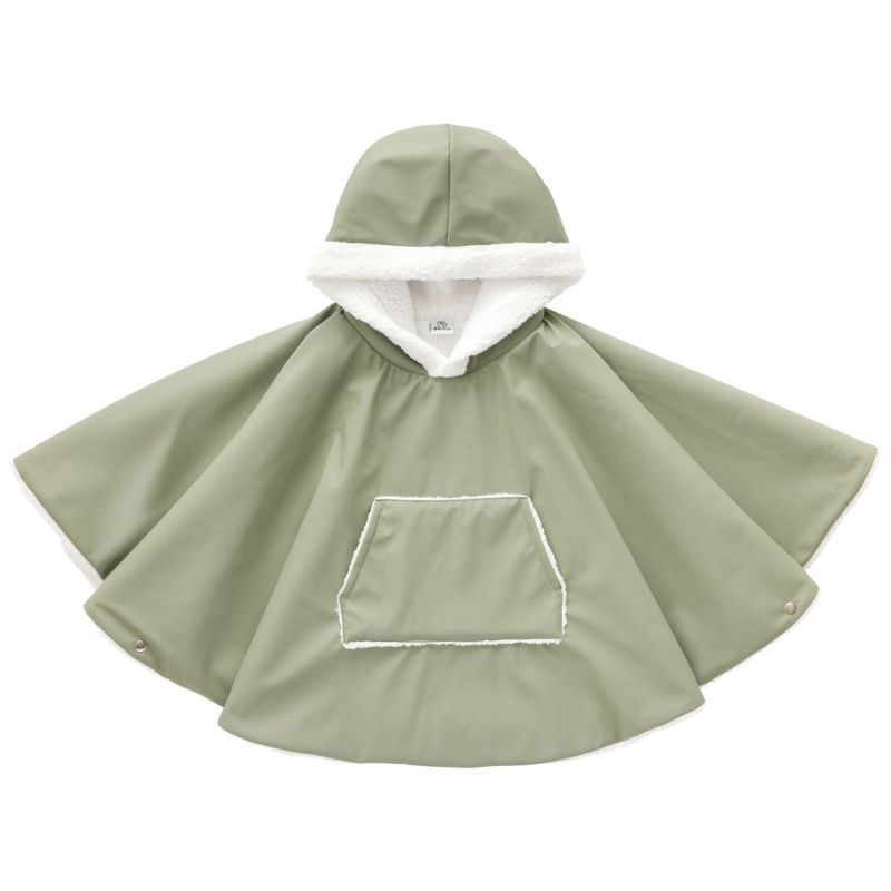 Ciré bébé vert sauge et sherpa blanc BB & Co Produit 1