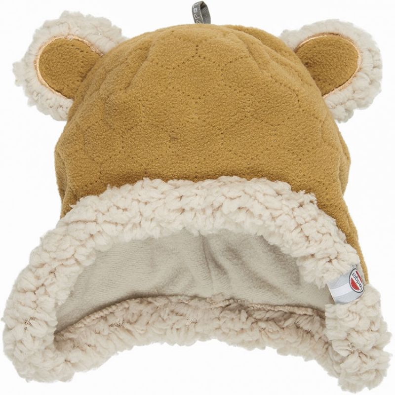 Bonnet ours caramel Botanimal (0-3 mois) Lodger