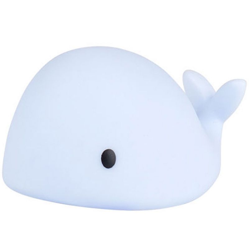 Veilleuse tactile baleine Moby bleue (7 cm) FLOW