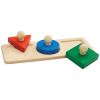 Puzzle à encastrer Montessori (3 pièces) Plan Toys Produit 3