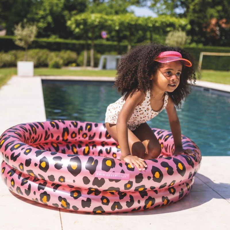 Piscine enfant Léopard rose et doré (100 cm) Swim Essentials Ambiance 3