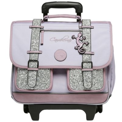 Cartable à roulettes Glossy Lila (38 cm) Caméléon