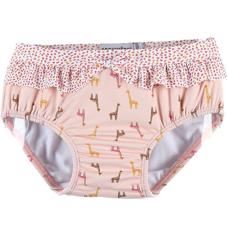 Maillot de bain culotte double protection Cocon Girl (3-6 mois) Archimède