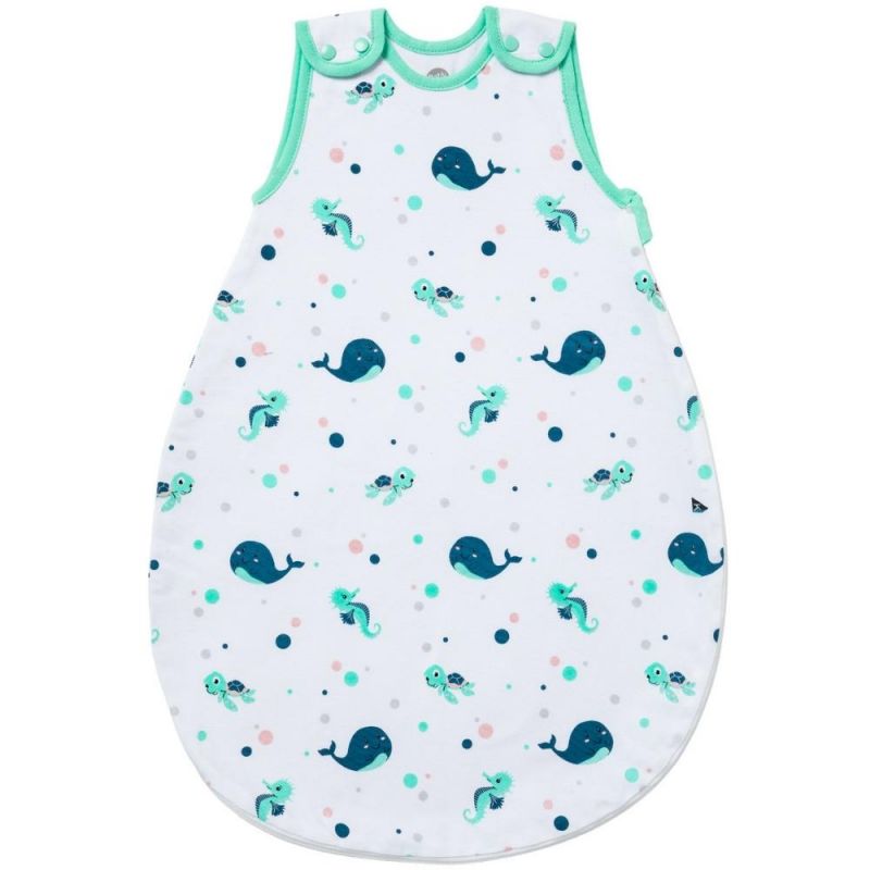 Gigoteuse légère en coton bio Baleine TOG 0,5 (65 cm) Babycalin