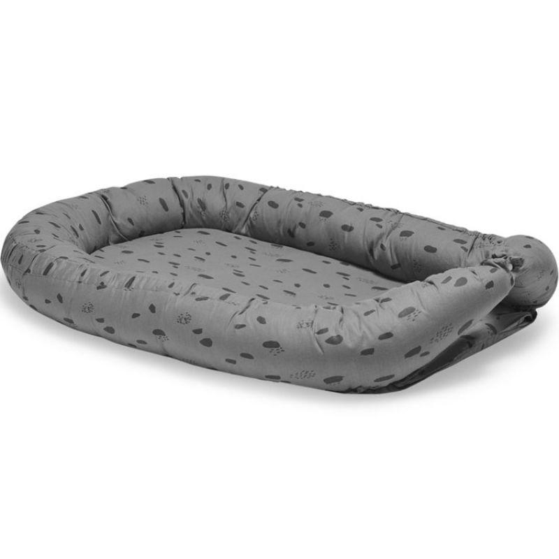 Réducteur de lit Babynest Spot storm grey gris Jollein