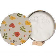 Boîte à empreintes Baby box ronde Little Prairie - Petit Artichaut