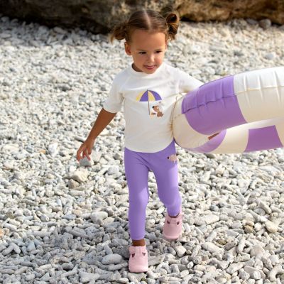 T-shirt anti-UV manches courtes Ice Cream et Chien (2-3 ans)