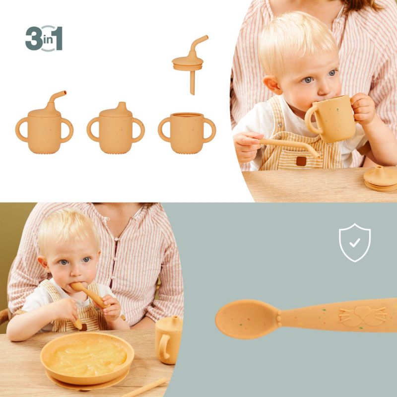 Coffret repas Comme un Grand Little Arty (3 pièces) Babymoov Ambiance 5