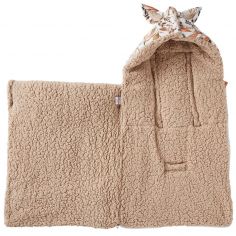 Nid d'ange passe sangle en fourrure Caramel forest (0-6 mois)