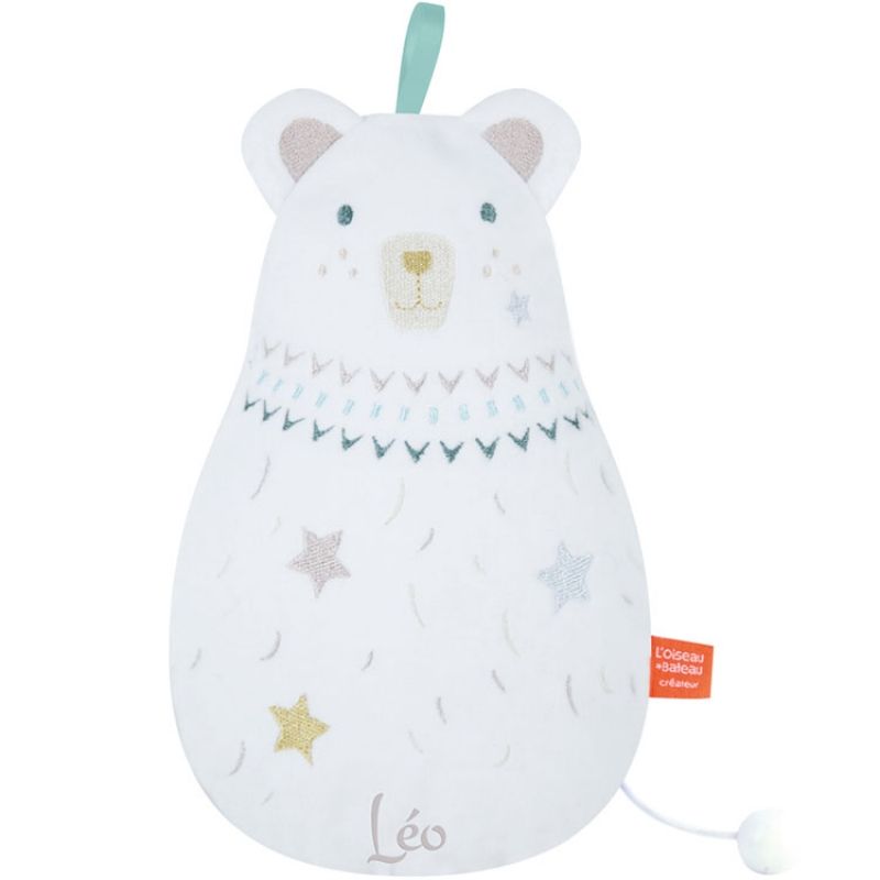 Peluche musicale Dounimaux ours personnalisable (28 cm) L'oiseau bateau