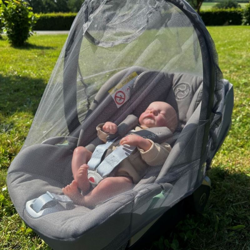 Moustiquaire pour siège-auto bébé MOSKITO LUXE dark grey Kaiser Ambiance 3