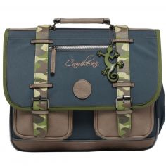 Cartable A4 primaire Grey Camouflage (38 cm) - Caméléon