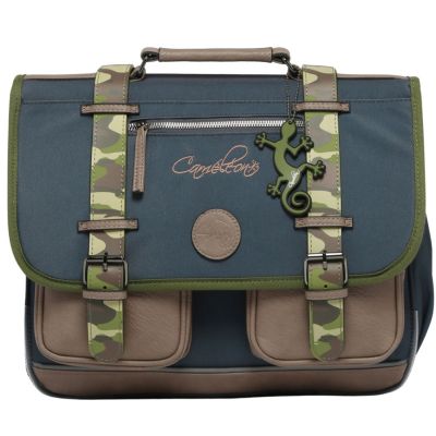Cartable A4 primaire Grey Camouflage (38 cm) Caméléon