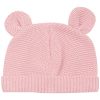 Bonnet Ours en maille Rose poudre (0-1 mois) Trois Kilos Sept Produit 1