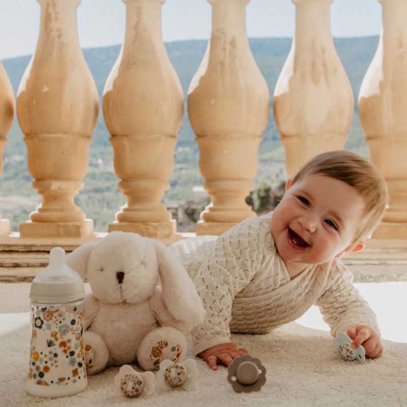 Biberon tétine SXPro M Wonderland Beige (270Ml) Suavinex Ambiance 5