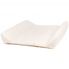 Matelas à langer imperméable et housse Orange Cherries - Nobodinoz