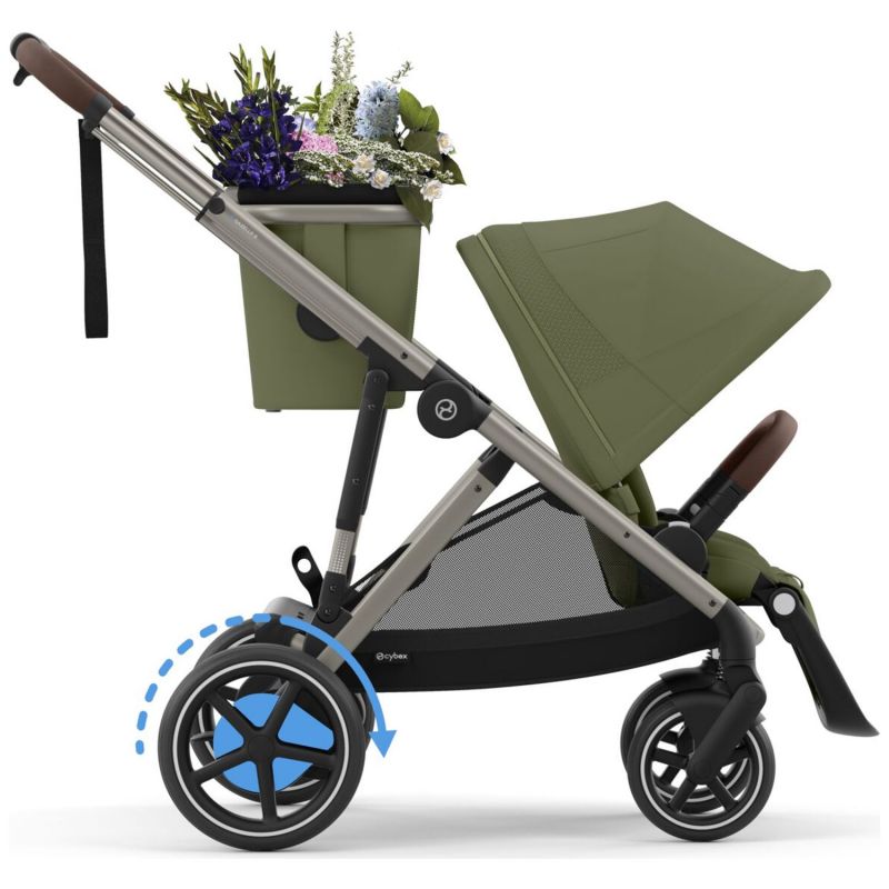 Poussette avec assistance électrique eGazelle S Moss Green Cybex Produit 6