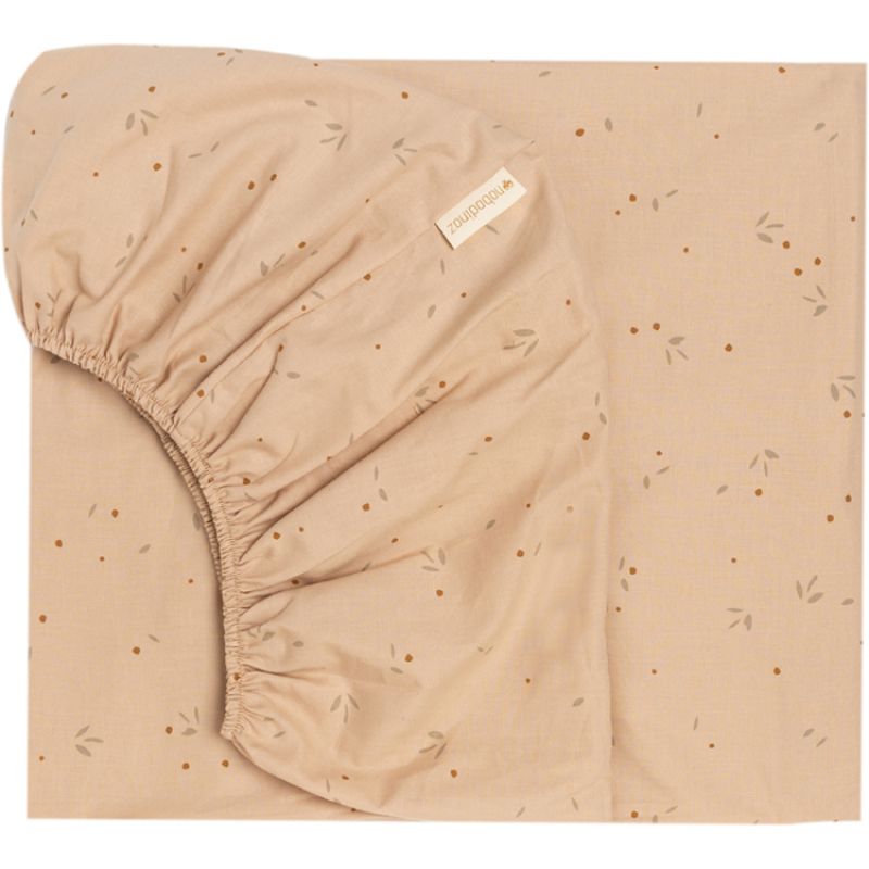 Drap housse Tibet Willow Dune (70 x 140 cm) Nobodinoz
