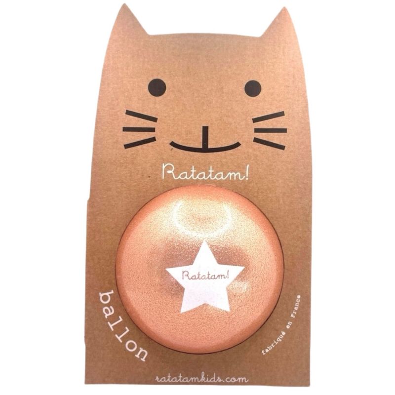 Ballon paillettes Cuivre (22 cm) Ratatam Produit 1
