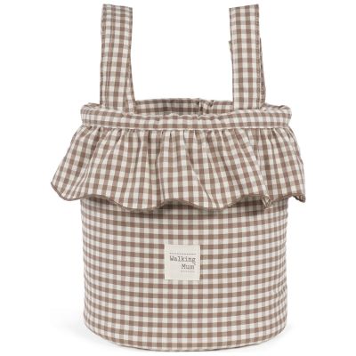 Sac Bucket Praliné Vichy Moka Walking Mum