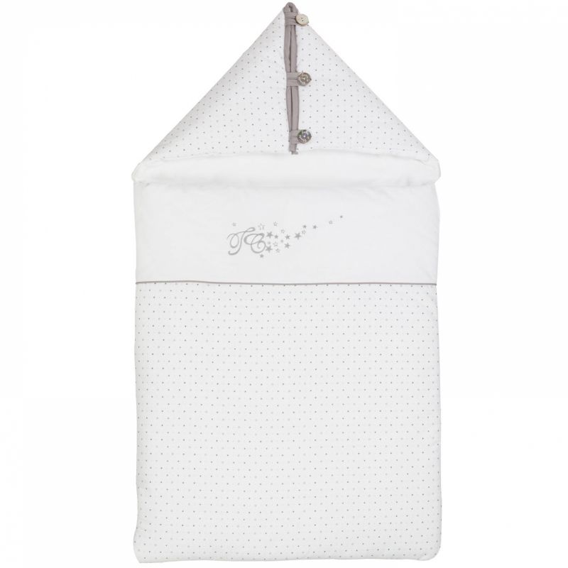 Nid d'ange blanc Pluie d'étoile (46 x 80 cm) Tartine et Chocolat