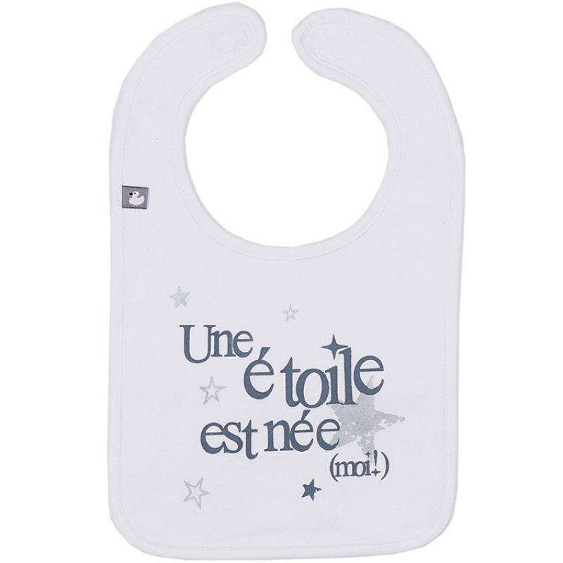 Bavoir à velcro Une étoile est née (moi !) BB & Co