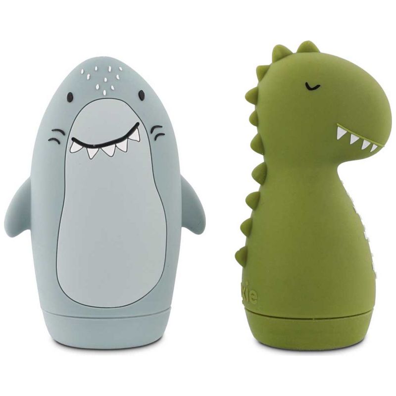 Jouets de bain aspergeur Mr. Shark et Mr. Dino Trixie Produit 1