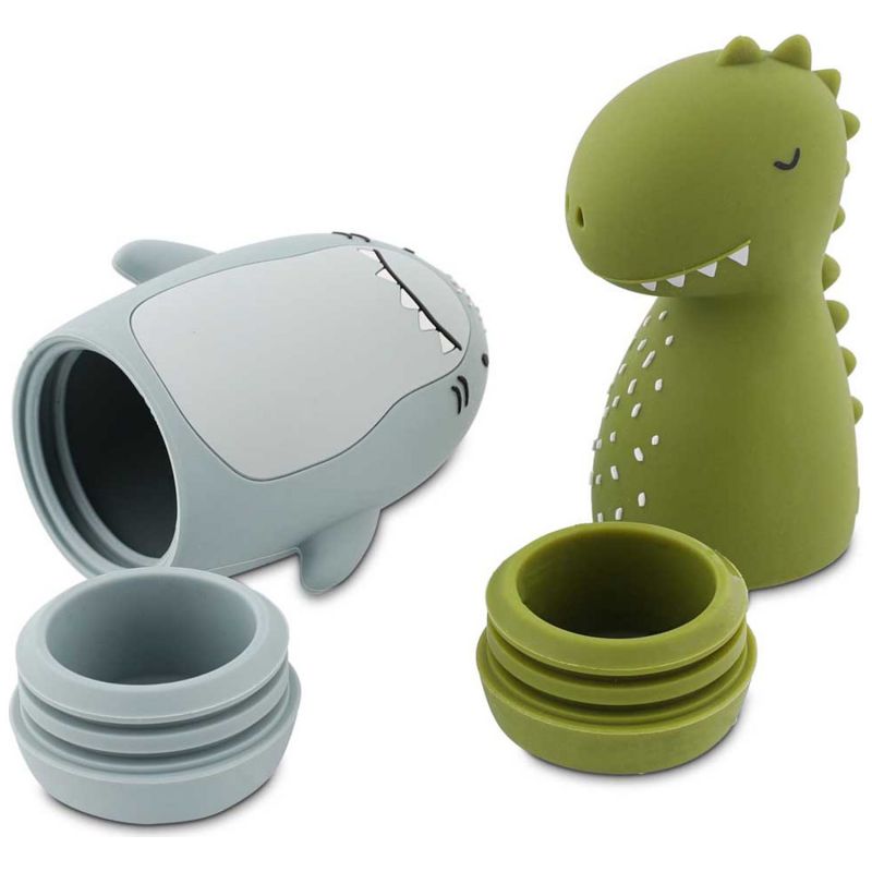 Jouets de bain aspergeur Mr. Shark et Mr. Dino Trixie Produit 3