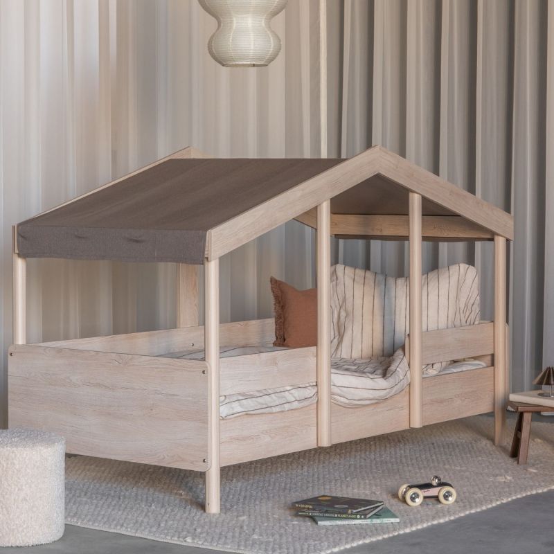 Lit cabane Cottage Naturel (90 x 200 cm) Quax Ambiance 2