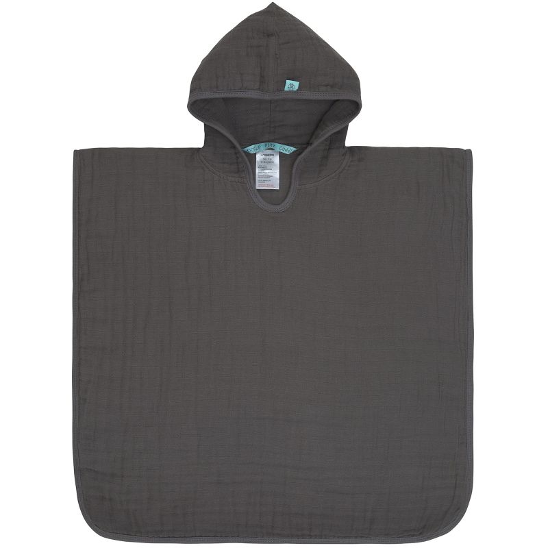 Poncho de bain en mousseline gris anthracite (12-36 mois) Lässig