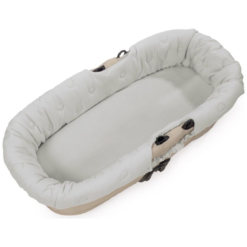 Housse de nacelle avec élastiques + Drap-housse pour nacelle Sintra Vert Walking Mum Produit 1