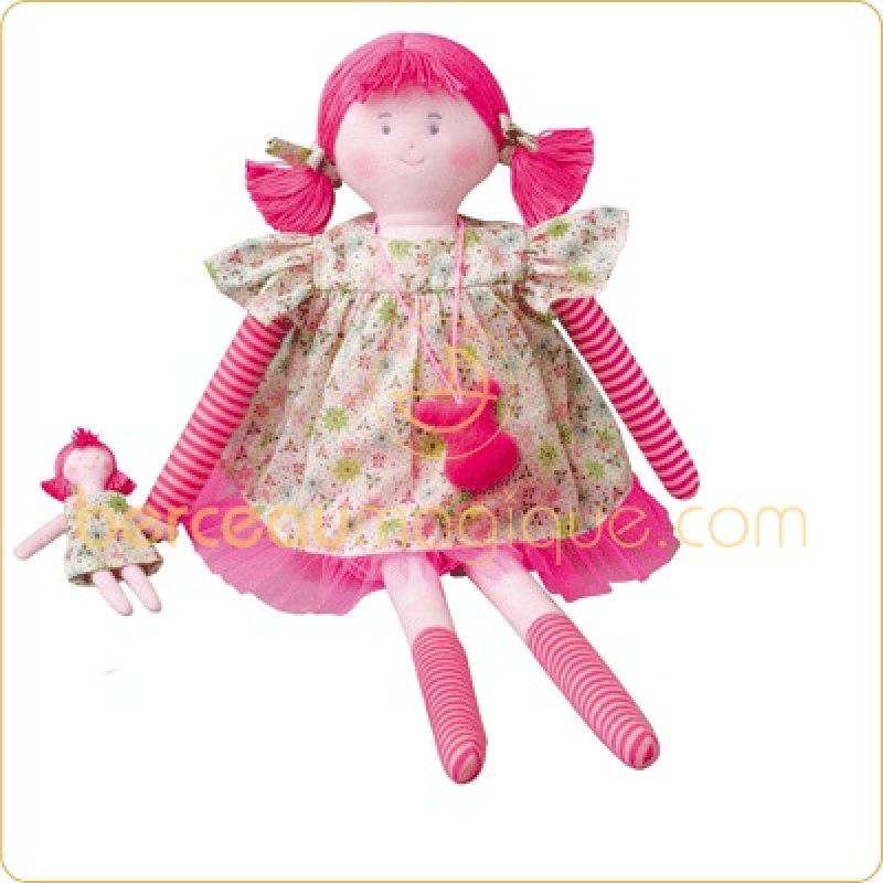 Grande poupée Liberty fuchsia Trousselier