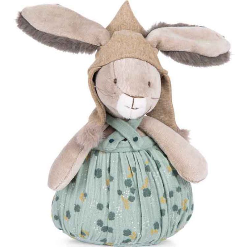 Peluche musicale lapin Trois petits lapins (23 cm) Moulin Roty