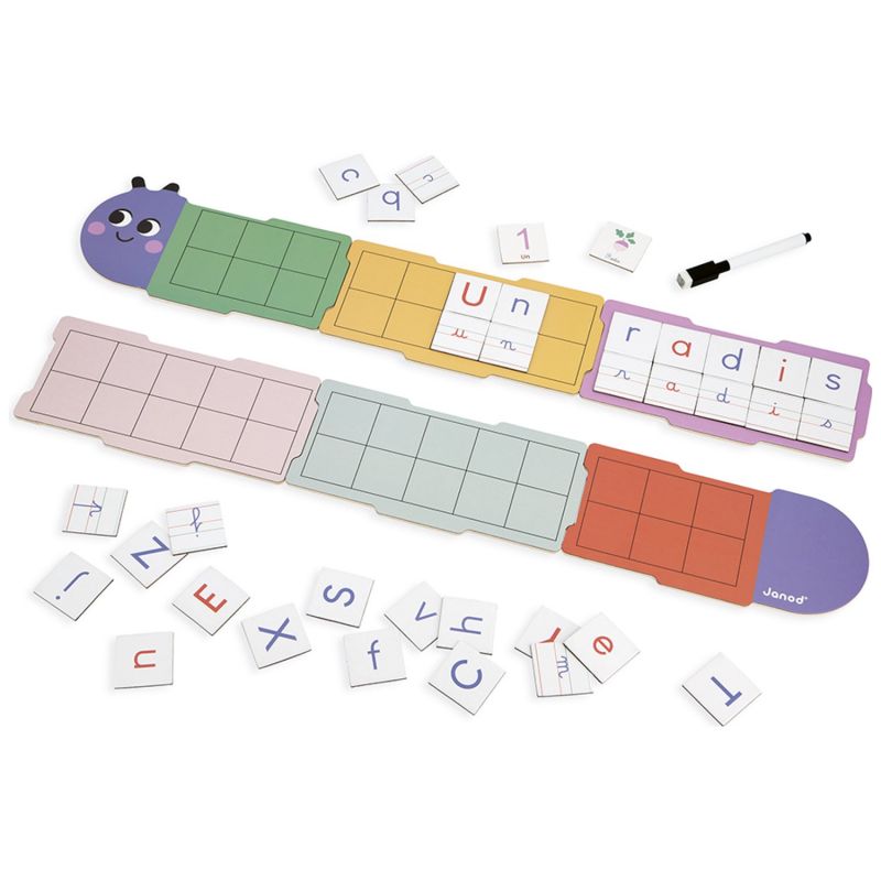 Jeu éducatif Apprendre à écrire Chenille Janod Produit 1