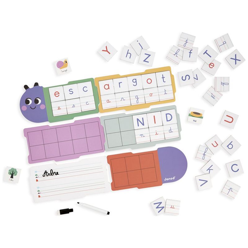 Jeu éducatif Apprendre à écrire Chenille Janod Produit 3