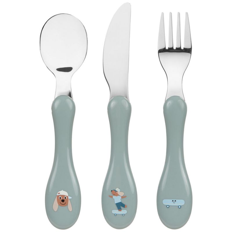 Couverts inox Tiny Team Chien (3 pièces) Lässig Produit 1