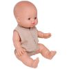 Barboteuse boutonnée pour poupée en gaze de coton biscuit BB & Co Produit 1