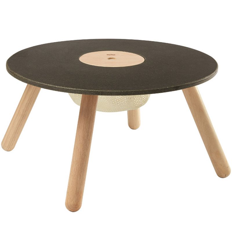 Table de dessin en hévéa avec rangement Plan Toys