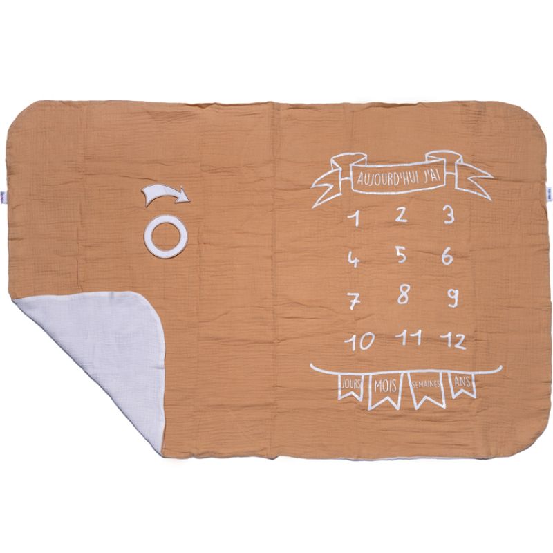 Tapis photo noisette et écru (110 x 75 cm) BB & Co