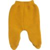 Pantalon en tricot Moutarde (0-1 mois)  par Trois Kilos Sept