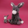 Peluche Ane maman et bébé Les Ptipotos Gris (35 cm) Les Déglingos Ambiance 8