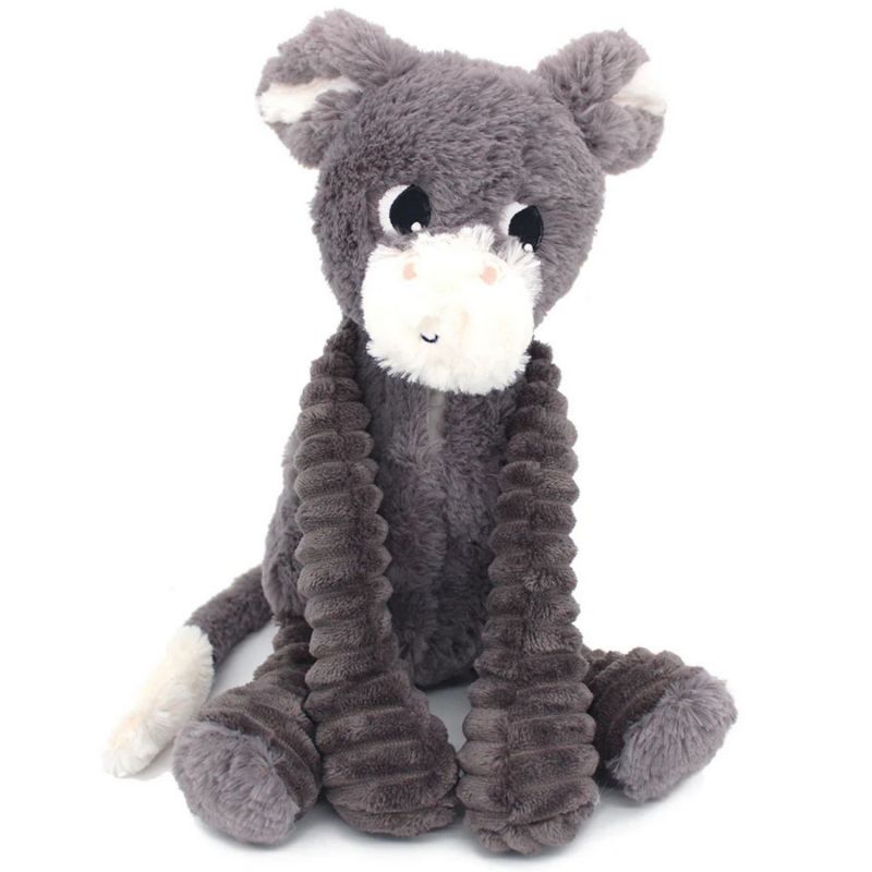 Peluche Ane maman et bébé Les Ptipotos Gris (35 cm) Les Déglingos Produit 4