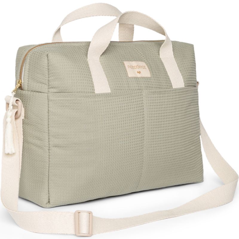 Sac à langer nid d'abeille Gala Laurel Green Nobodinoz