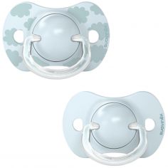 Lot de 2 sucettes symétriques SX PRO 0-6mois Dreams bleu - Suavinex