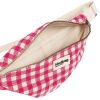 Sac banane Olivia Vichy Rose Hindbag Produit ouvert 4