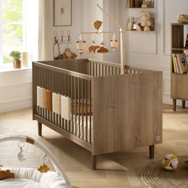 Pack lit évolutif, commode et plan à langer offert Mokka (70 x 140 cm) Sauthon mobilier Ambiance 7