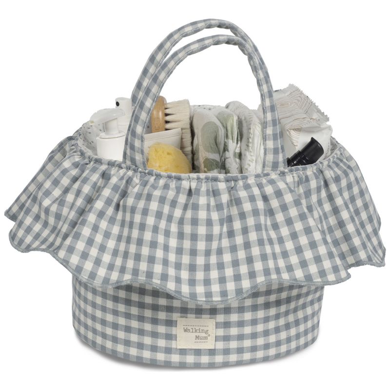 Panier de rangement Praliné Vichy Matcha Walking Mum Produit 3