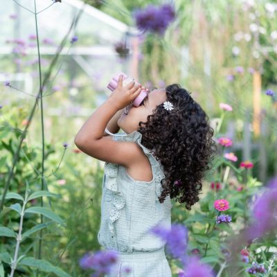 Jumelles en bois FSC Fairy Garden rose